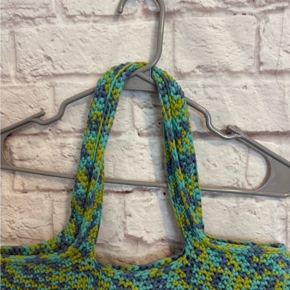 Handmade crochet shoulder bag tote granny core cottage core vintage - Picture 2 of 8
